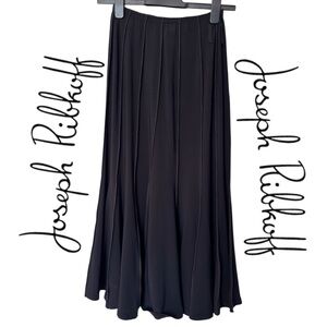 ✨Joseph Ribkoff Black Panel Swing Skirt – Size 6 (Made in Canada)